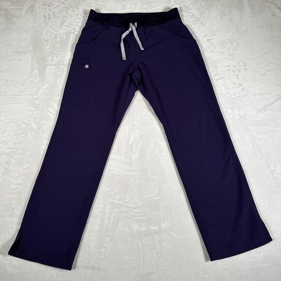 Figs Technical Collection Women Drawstring Scrub Pants Pockets Purple Size M - Picture 1 of 11